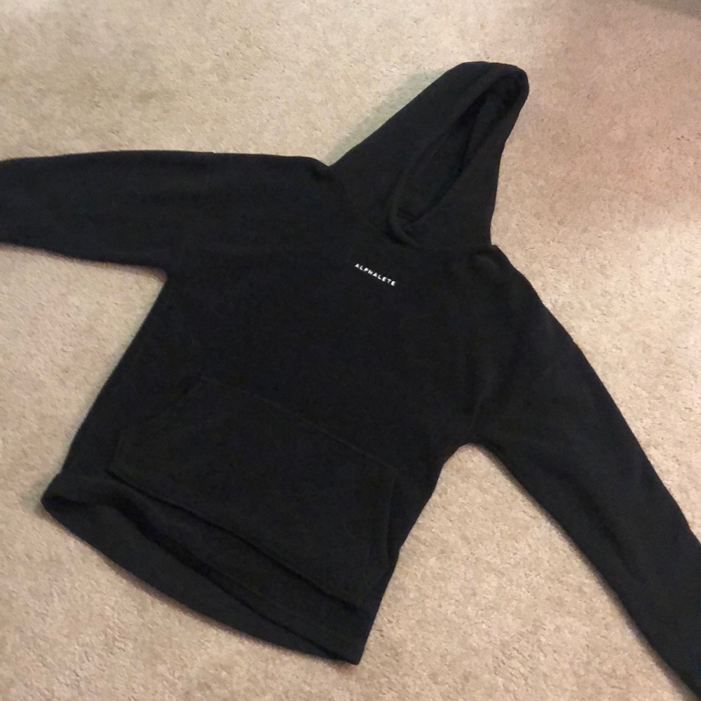 Black Alphalete Hoodie Size Large